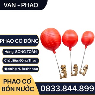 Phao Bồn Nước & Van Phao Cơ Đồng Tự Động Ngắt Nước Khi Nước Đầy Bồn Bóng Nổi Nhựa Điều Chỉnh Được Mực Nước