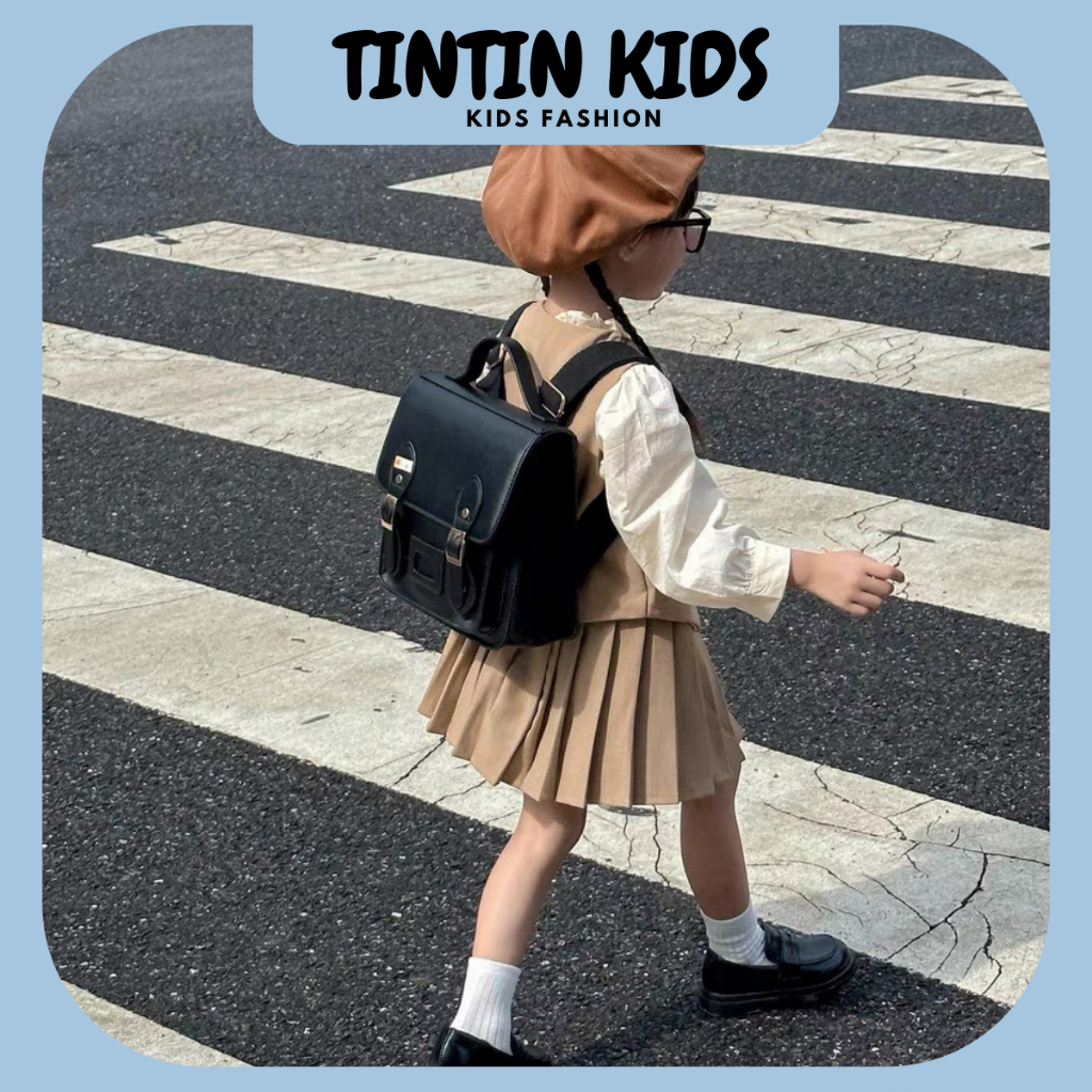 Set gile 3 chi tiết dạ nhung màu be dành cho bé gái từ 8-20kg dưới 4 tuổi