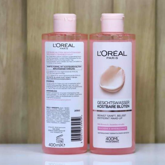 Nước hoa hồng Loreal 400mL hàng Chuẩn Đức.