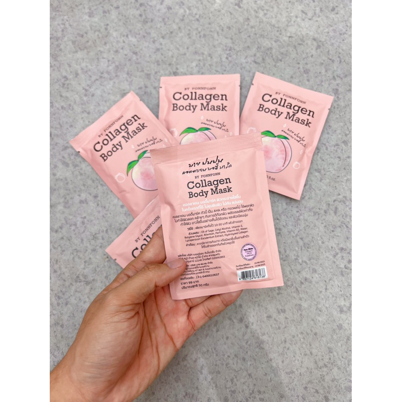 Collagen Body Mask Ủ Trái Đào Trắng Da 50g Thái