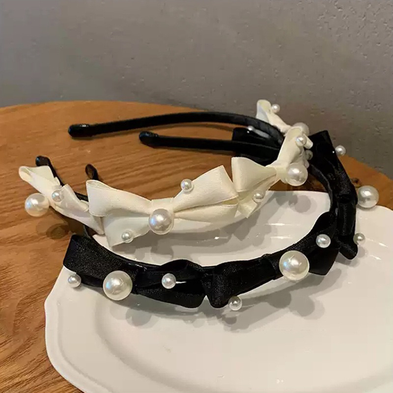 Cài tóc hình nơ đính ngọc trai nhân tạo xinh xắn nữ tính