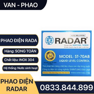 Phao Điện Radar, Phao Điện Ngắt Nước Rada