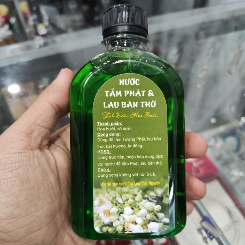 Nước Lau Bàn Thờ, Lau Đồ Thờ Cung, Tắm Phật Hương Bưởi