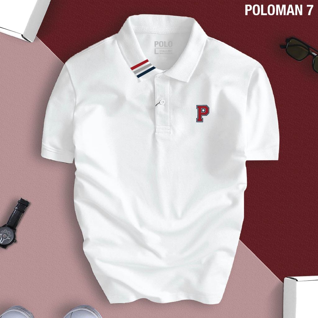 Áo Thun Polo Nam cổ bẻ POLOMAN Mới Sang Trọng Thanh Lịch vải Cá Sấu CVC cao cấp chuẩn form