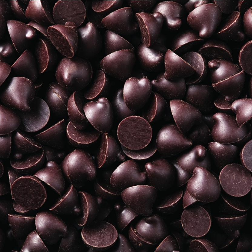 Socola Đen Nguyên Liệu Chip WONDER - LAND Túi 1kg - Decoration Chip Dark Chocolate Bag 1kg