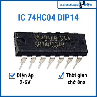 Ic chức năng 74hc04 dip14/sop14