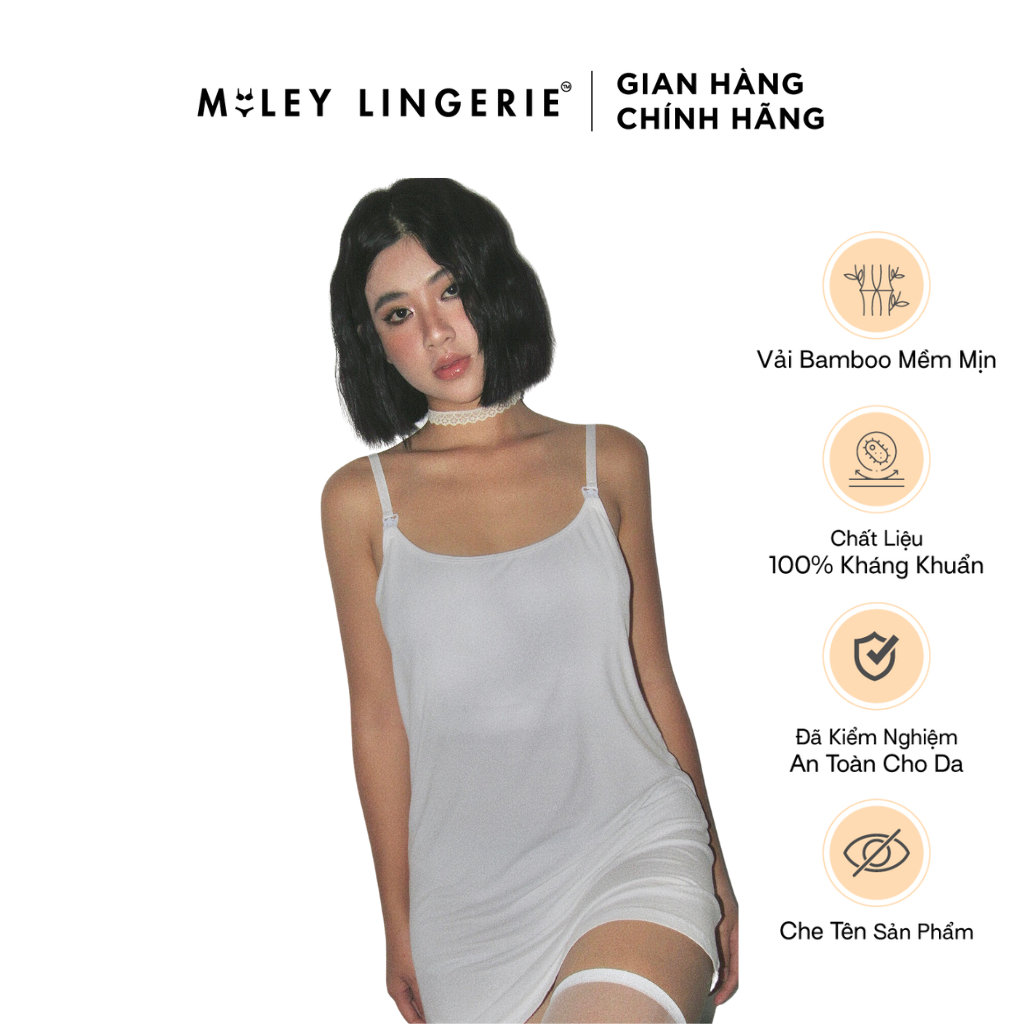 Áo Khoá Cài Trước Vải Sợi Thiên Nhiên Cao Cấp Mềm Mại Thoải mái Miley Lingerie PBS01