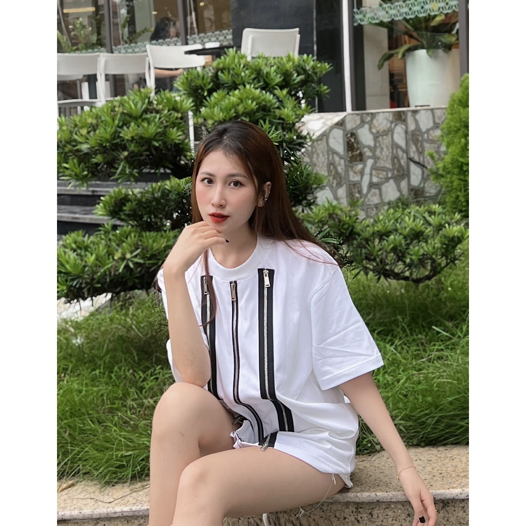 Áo Phông DSQ Nam Phối Khóa Dọc Áo Siêu Đẹp - Áo Phông DSQ Nam Khoác Dọc Cực Chất