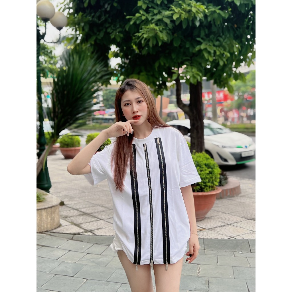 Áo Phông DSQ Nam Phối Khóa Dọc Áo Siêu Đẹp - Áo Phông DSQ Nam Khoác Dọc Cực Chất