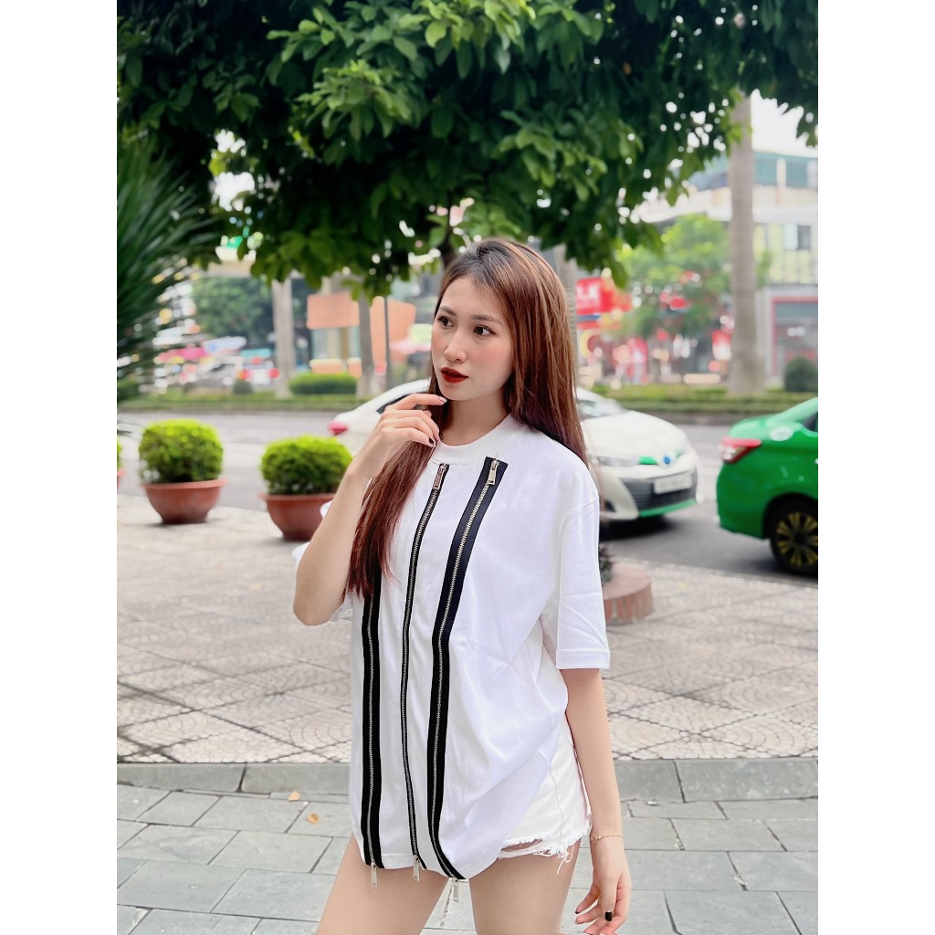 Áo Phông DSQ Nam Phối Khóa Dọc Áo Siêu Đẹp - Áo Phông DSQ Nam Khoác Dọc Cực Chất