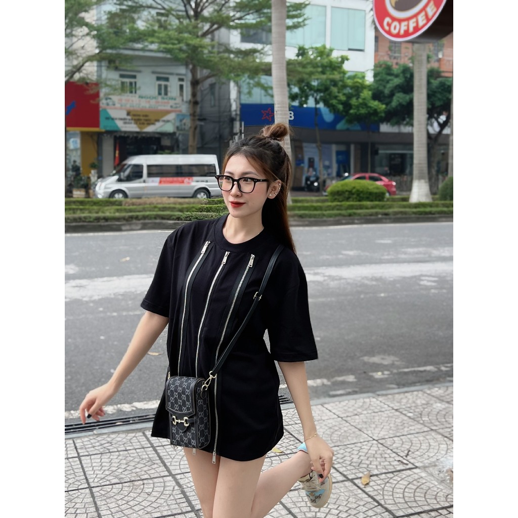 Áo Phông DSQ Nam Phối Khóa Dọc Áo Siêu Đẹp - Áo Phông DSQ Nam Khoác Dọc Cực Chất