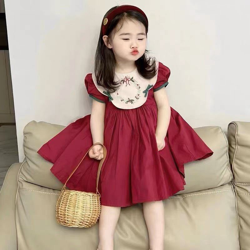 7 đến 28kg.váy xinh cho bé gái.đầm cho bé gái.váy hè cho bé gái.váy gấu dâu cho bé gái..video cận chất