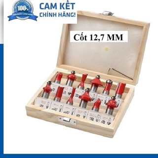 Bộ mũi phay gỗ 12,7mm