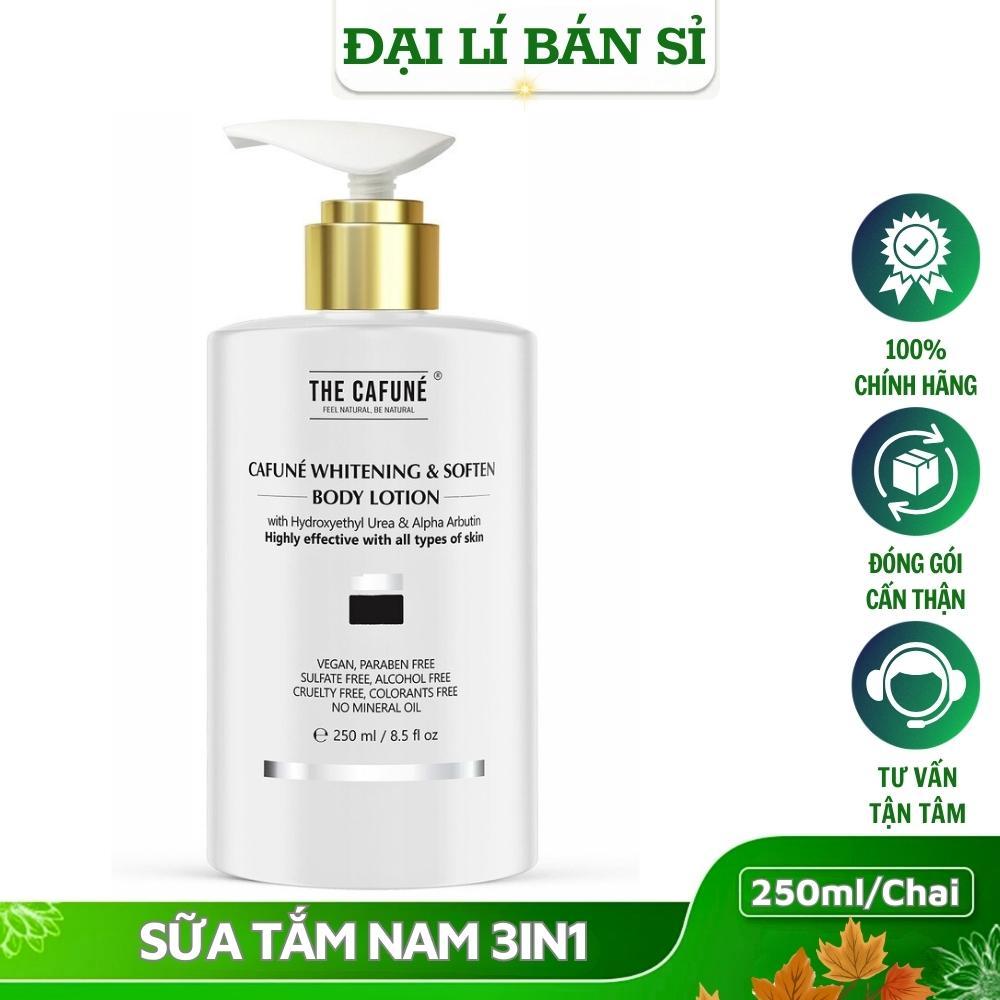 Kem Trắng Da Body Lotion The Cafune 250ml Sữa Dưỡng Thể Cấp Ẩm Nâng Tông Chống Nắng Sáng Da Nách Chân Tay Cổ Toàn Thân