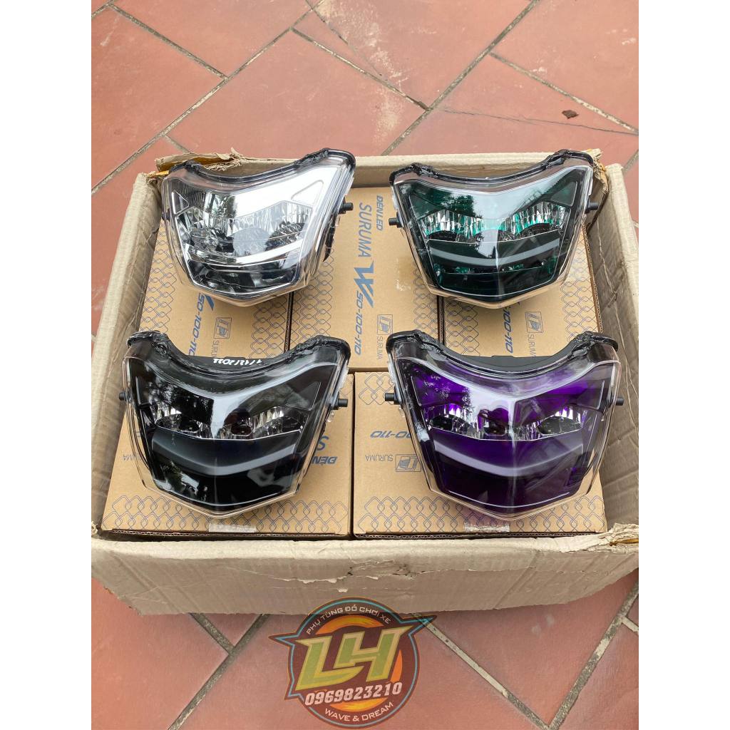 Đèn 2 tầng suruma hàng cao cấp cho Wave A 50/100/110CC, Alpha/S/RS,Future X