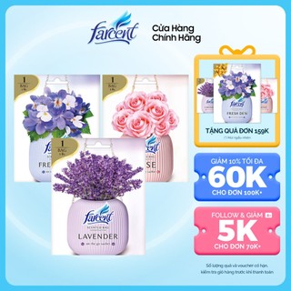 Túi thơm để tủ quần áo khử mùi, chống ẩm mốc Farcent 10g chính hãng