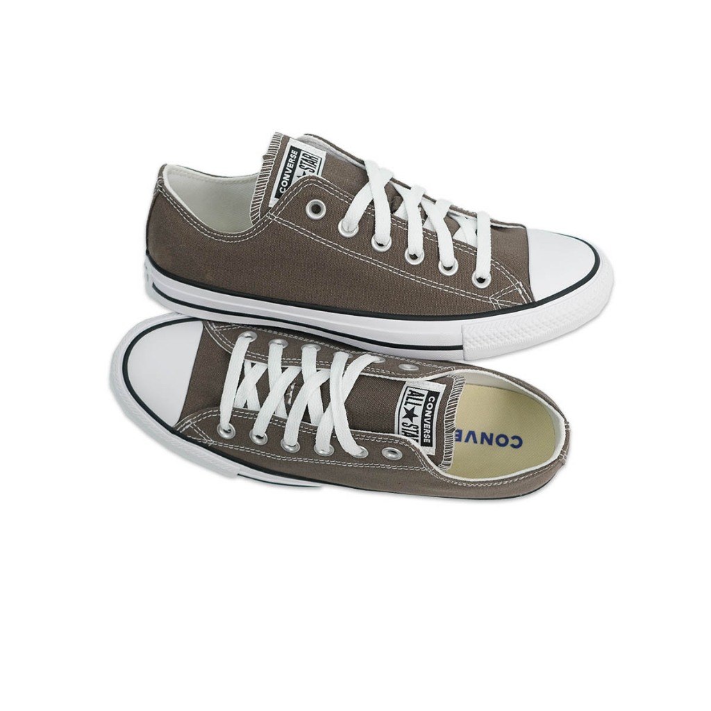 Giày Sneaker Nam Nữ CONVERSE Chuck Taylor All Star Classic Low – Charcoal - 1J794C, Classic Cổ Thấp Xám, Chính Hãng