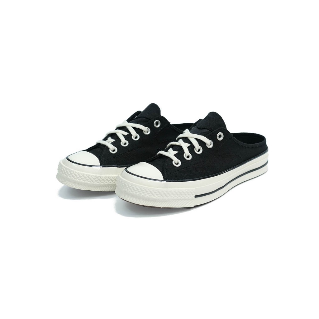 Giày Sneaker Nam Nữ CONVERSE Chuck 1970s Mule Recycled Black -172591C, Đạp Gót Cổ Thấp Đen, Unisex, Chính Hãng Full Box