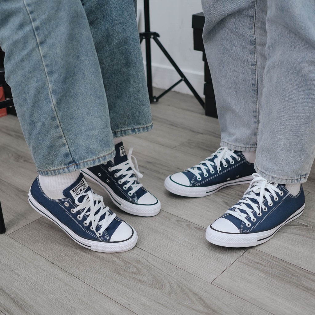 Giày Sneaker Nam Nữ CONVERSE Chuck Taylor All Star Classic Low Navy - M9697C - Classic Cổ Thấp Navy, Thời Trang Unisex