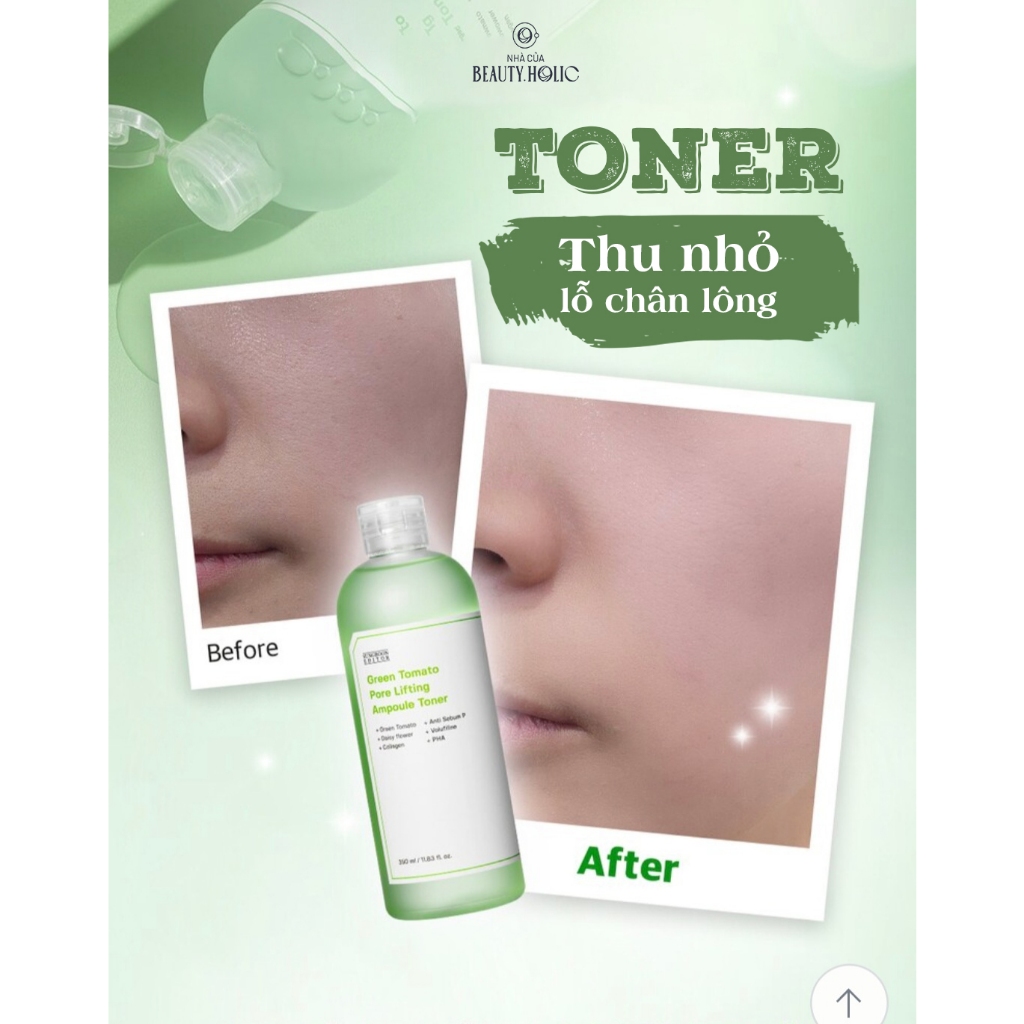 Toner cà chua xanh SUNGBOON EDITOR GREEN TOMATO PORE LIFTING TONER