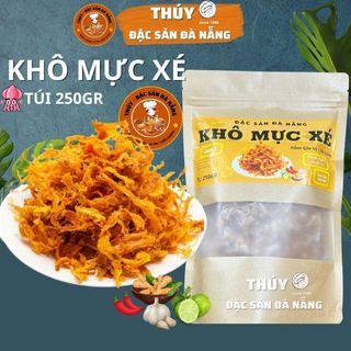 Mực Xé Tẩm Vị Túi 250gr Đặc Sản Đà Nẵng Làm Quà Ngon Nhà Thúy Đặc Sản Đà Nẵng