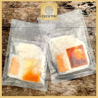 5 bịch Bánh tráng phơi sương muối sặc + tùy chọn dầu tỏi hoặc sate tỏi Cocothu Food
