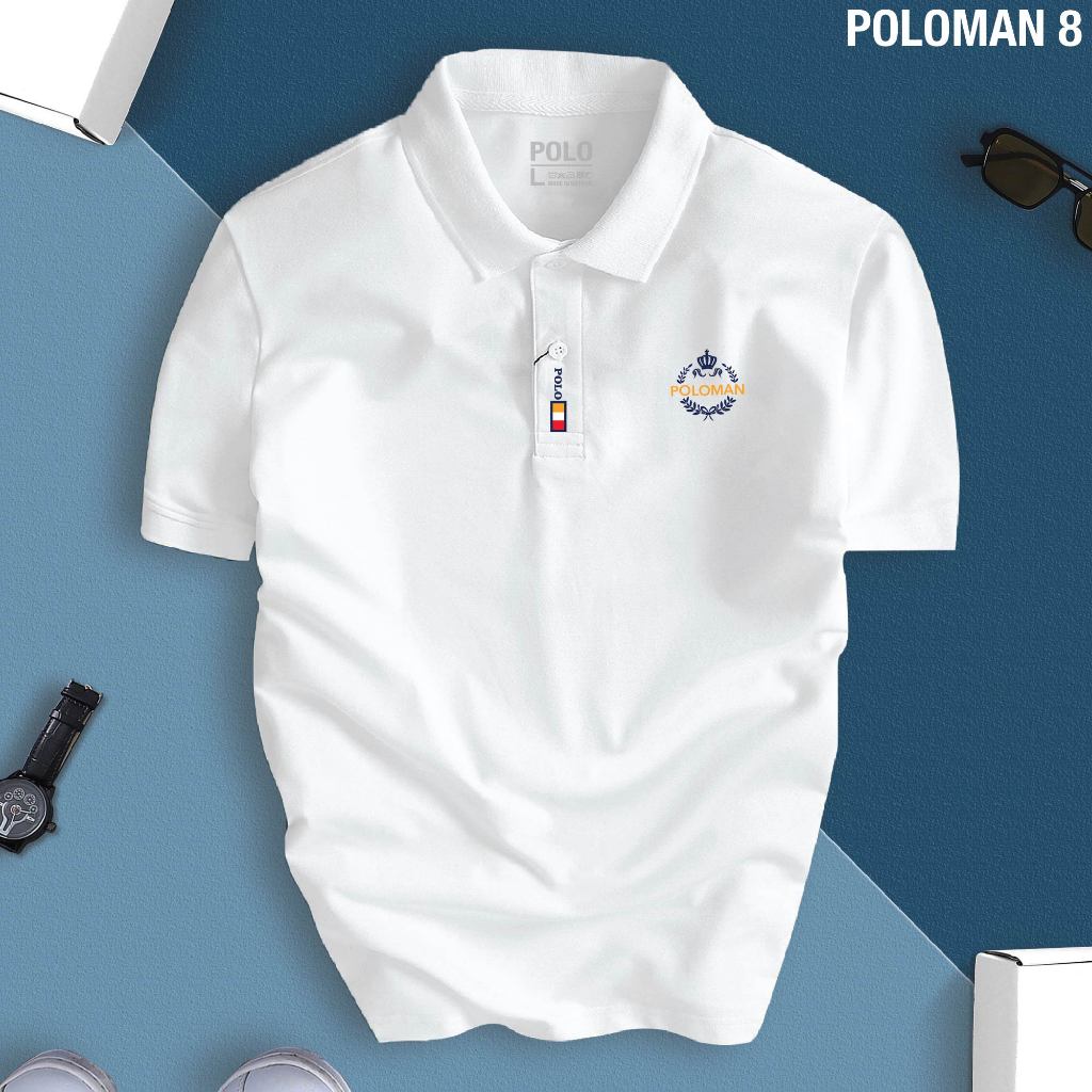 Áo Thun Polo Nam Basic POLOMAN Mới Sang Trọng Thanh Lịch Chất Cao Cấp Thoáng Khí Chuẩn Form