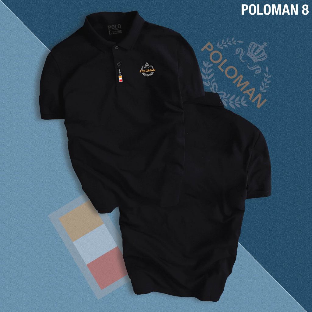 Áo Thun Polo Nam Basic POLOMAN Mới Sang Trọng Thanh Lịch Chất Cao Cấp Thoáng Khí Chuẩn Form
