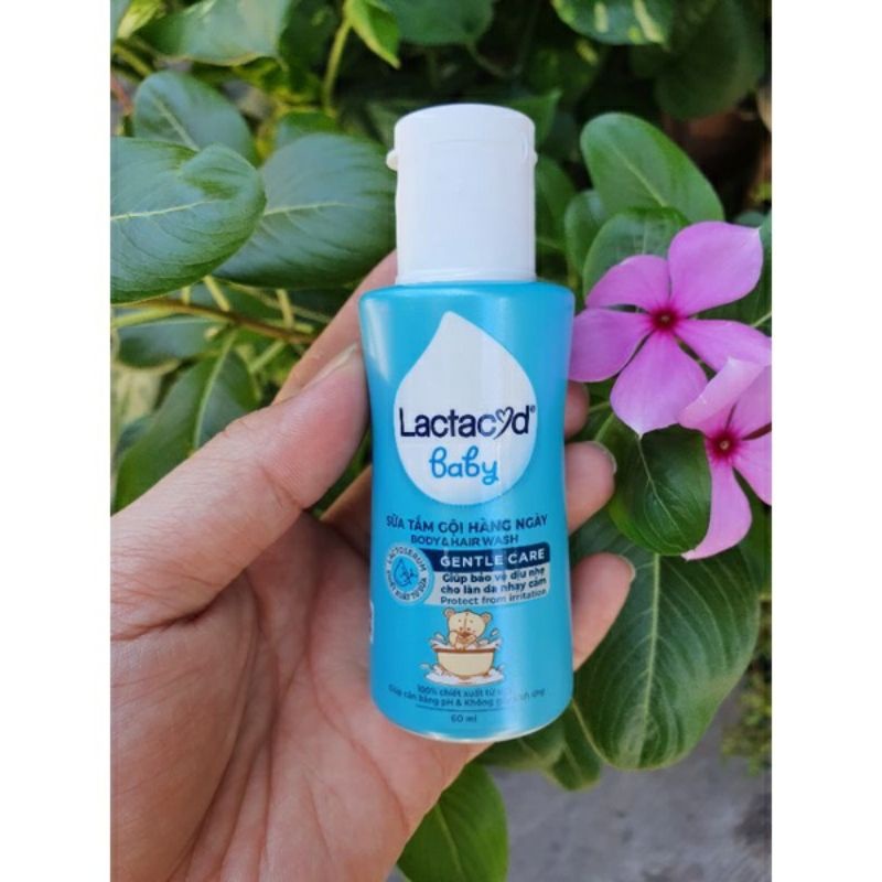 Sữa tắm gội trẻ em Lactacyd dung tích 250ml,60ml