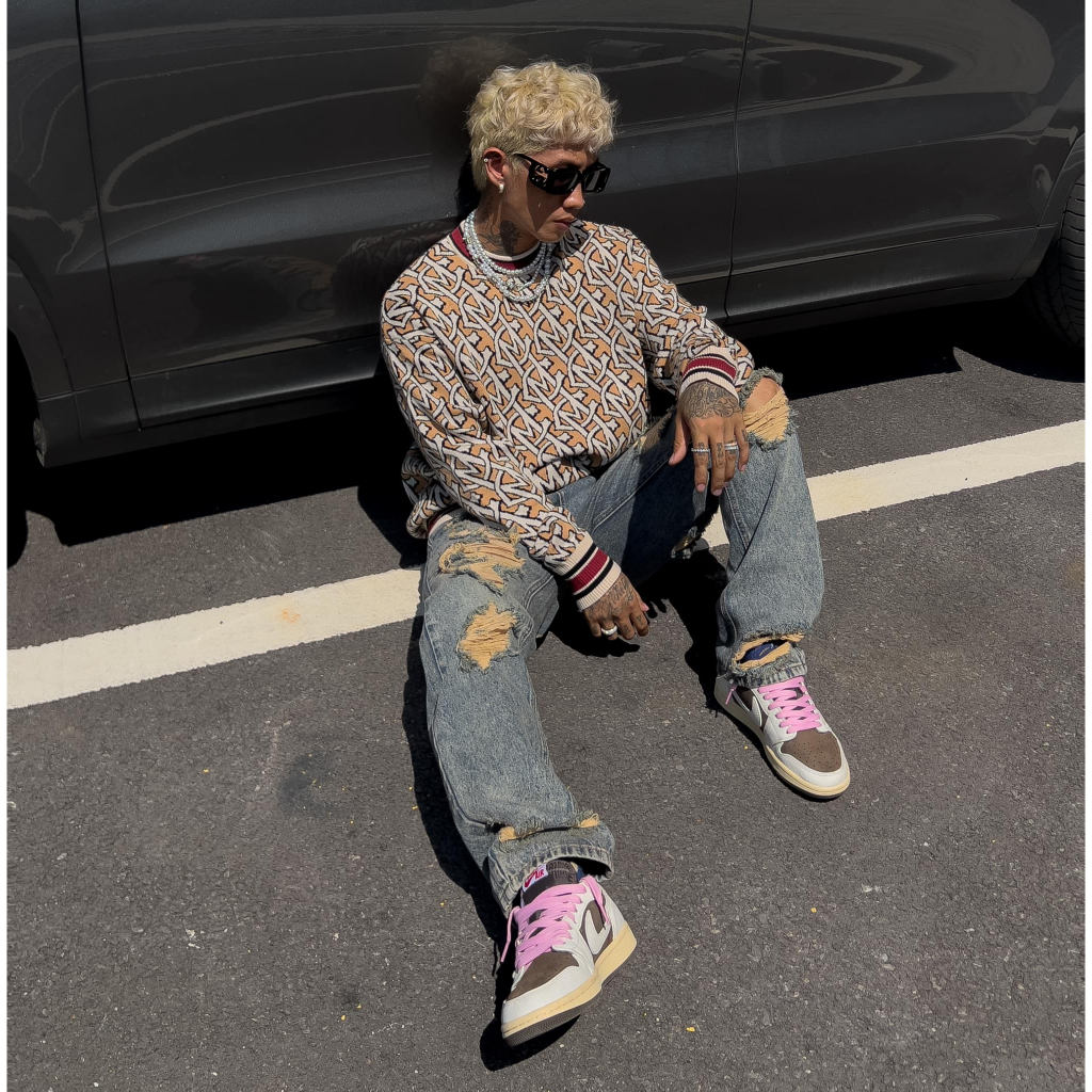 Quần jean ống rộng unisex MIKENCO Flare Baggy Jeans