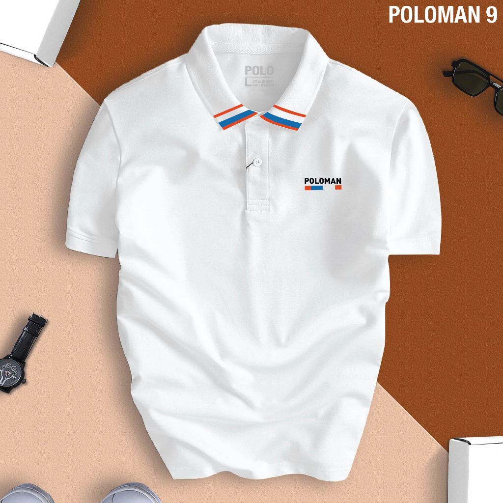 Áo Thun Polo Nam Basic POLOMAN Mới Sang Trọng Chất Cao Cấp Thoáng Khí Chuẩn Form