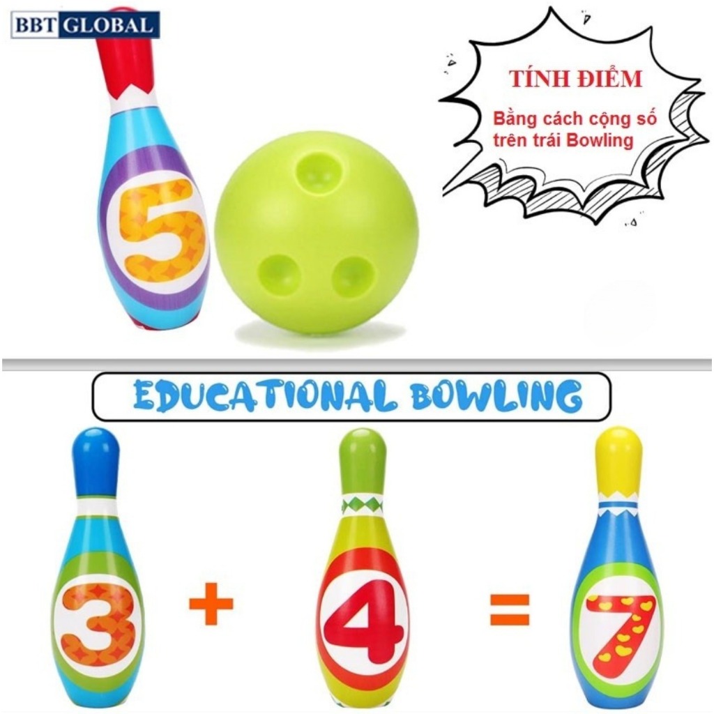 Đồ chơi Bowling 8 chi tiết cho bé