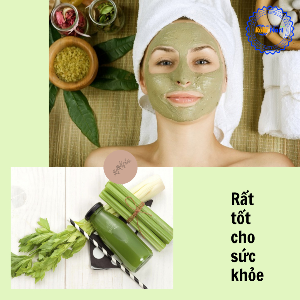 Bột cần tây nguyên chất robimart đẹp da, đẹp dáng - gói 20g, 50g, 100g