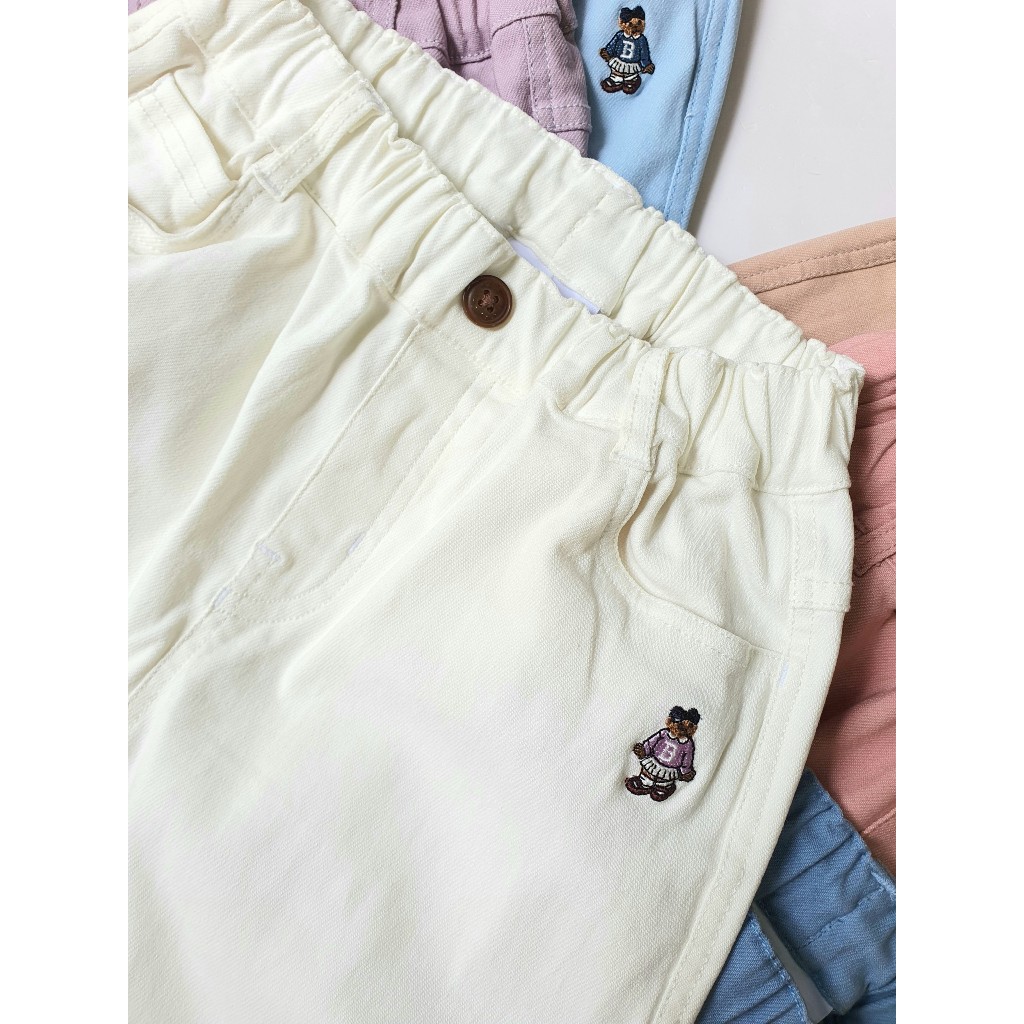 QD2313 Quần kaki BM BT BG thêu gấu 9 màu