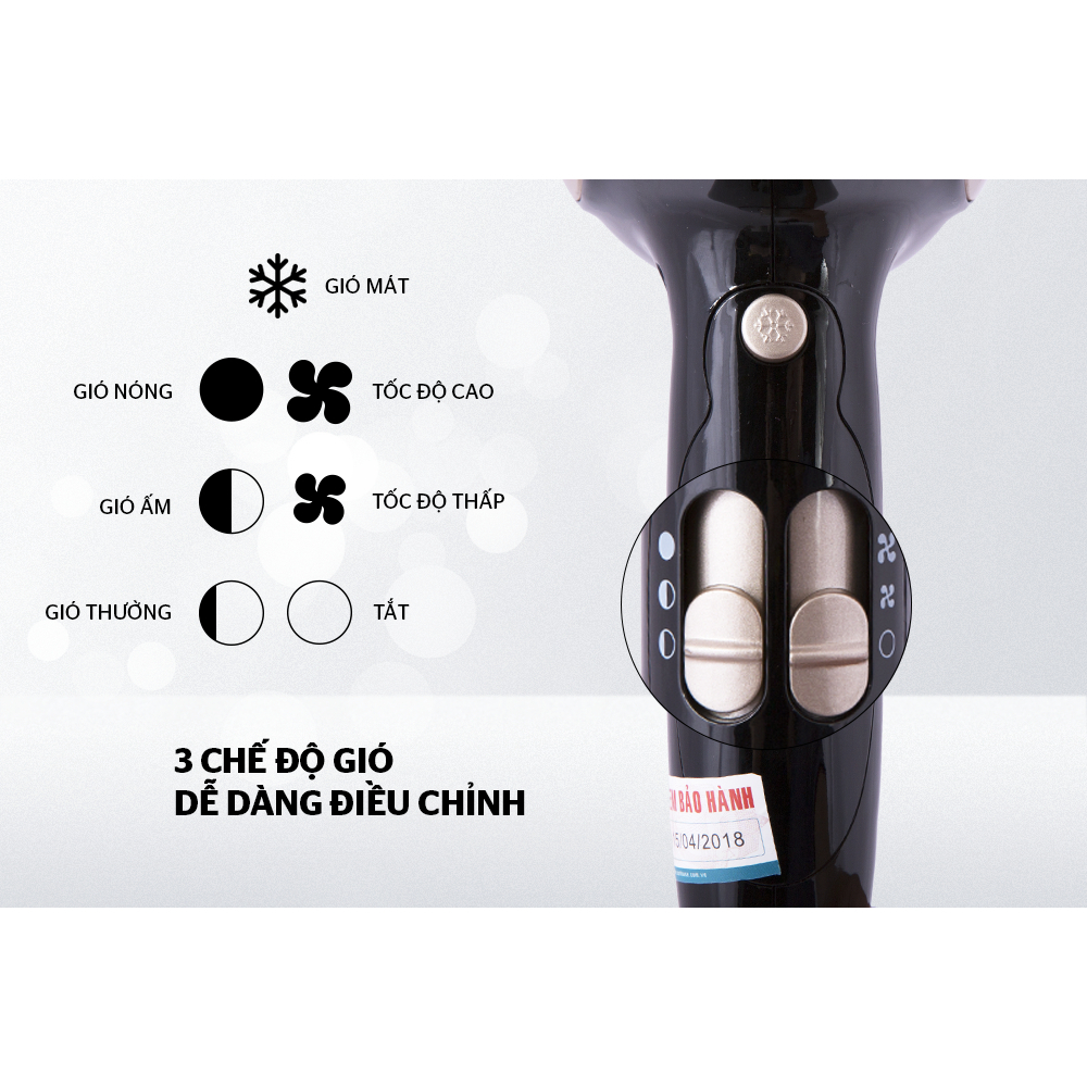 Máy sấy tóc SUNHOUSE SHD2317 1800W