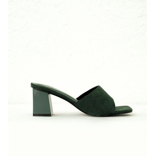 Olv - giày genesis green heels