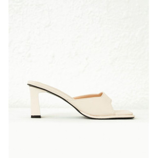 Olv - giày enny beige heels