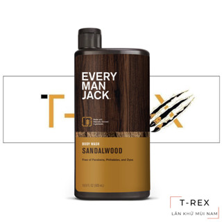Sữa tắm nam hương nước hoa Every Man Jack Sandalwood dung tích 500ML
