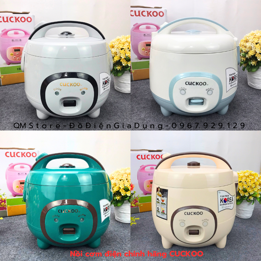 Nồi Cơm Điện CUCKOO chính hãng nấu siêu ngon , Nồi Cơm Điện mini CUCKOO 3 Dung tích full màu kiểu dáng Con Lợn QM Store