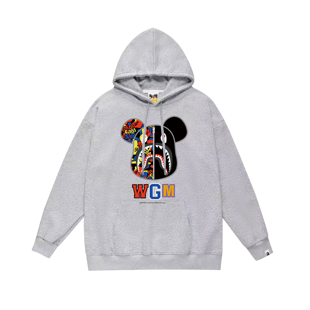 Áo Hoodie Bape Shark nỉ lót lông hàng cao cấp ss2024