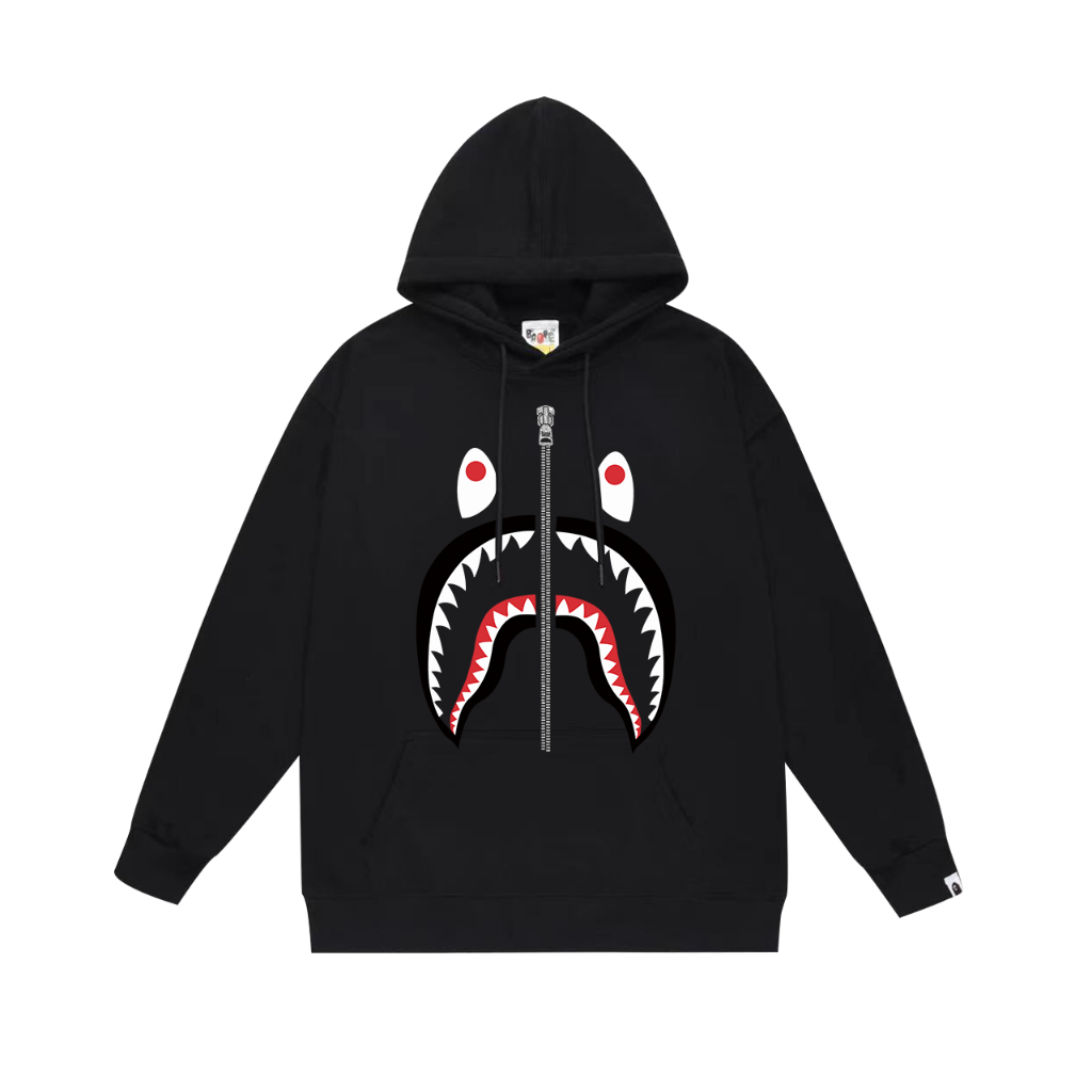 Áo Hoodie Bape Shark nỉ lót lông hàng cao cấp ss2024