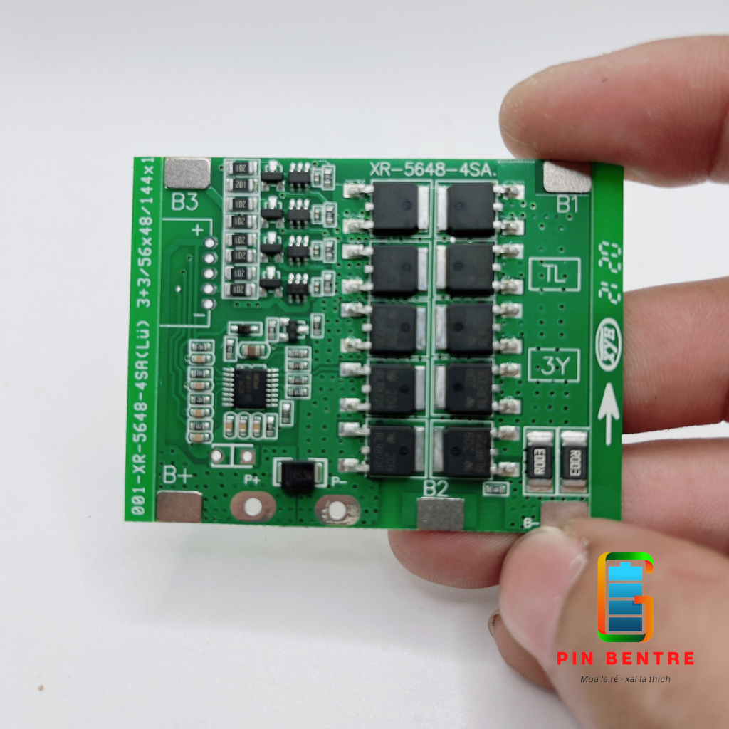 Mạch BMS 4S-30A 14.8V  Sạc/Xả và Bảo Vệ Pin Li-ion 3.7V