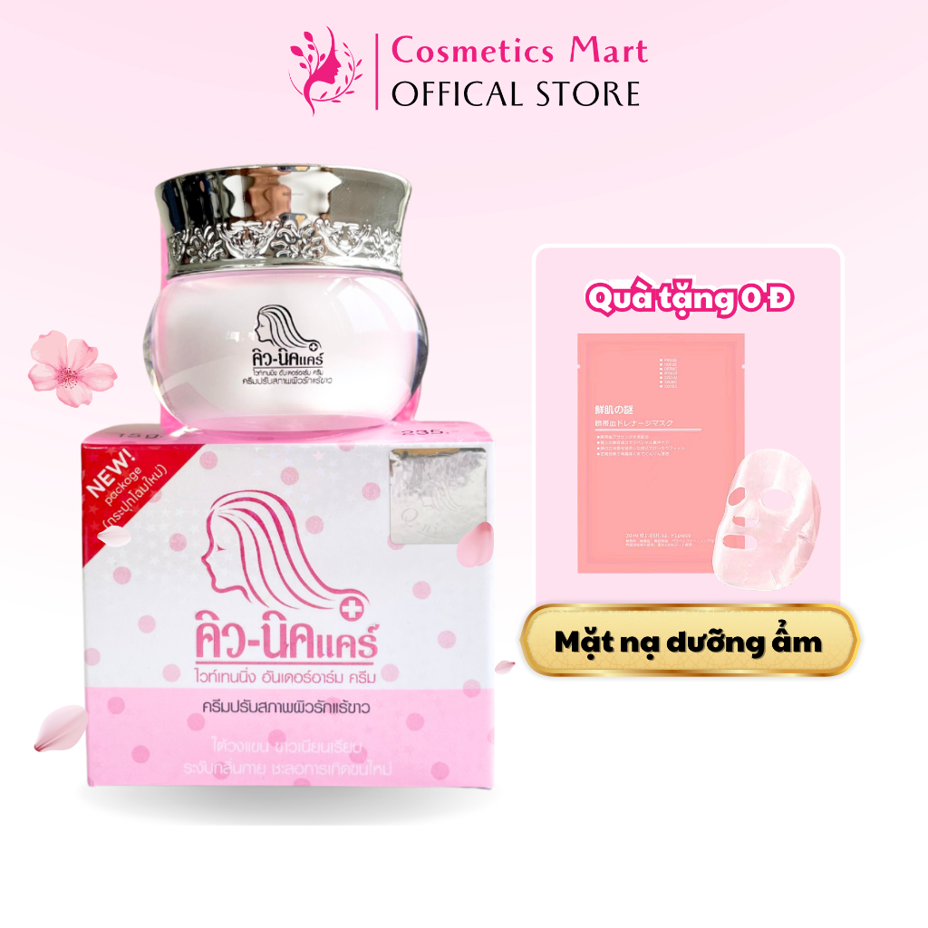 Kem Khử Thâm Nách Mông QNic Care Thái Lan Chính Hãng 15g