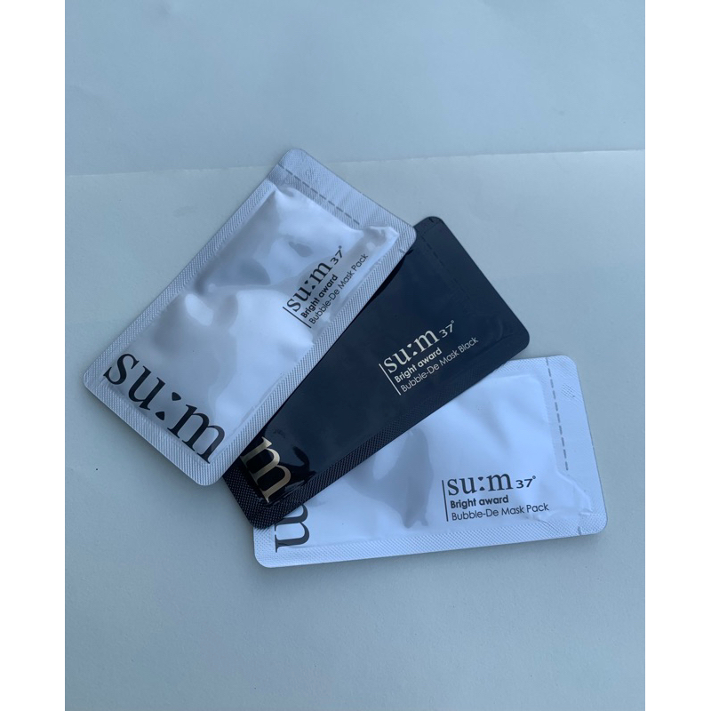 10 MẶT NẠ THẢI ĐỘC SỦI BỌT DƯỠNG DA SU:M 37 BRIGHT AWARD BUBBLE-DE MAS