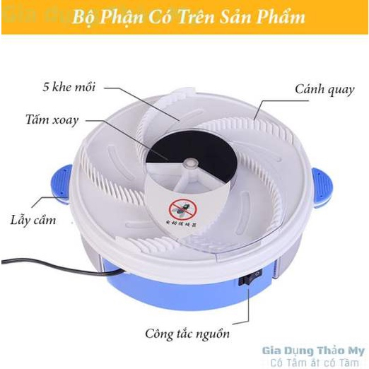 Máy Bắt Ruồi Tự Động Thông Minh, Máy Bắt Ruồi Chạy Điện Không Dùng Hóa Chất