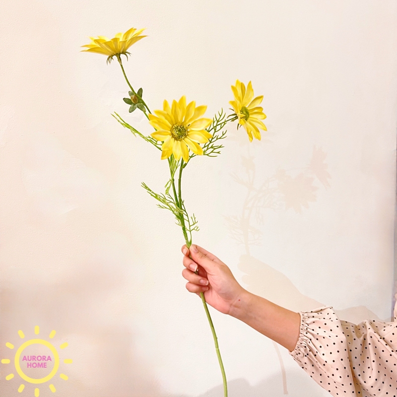 Cành hoa dã quỳ - Hoa giả decor nghệ thuật | Aurora Home