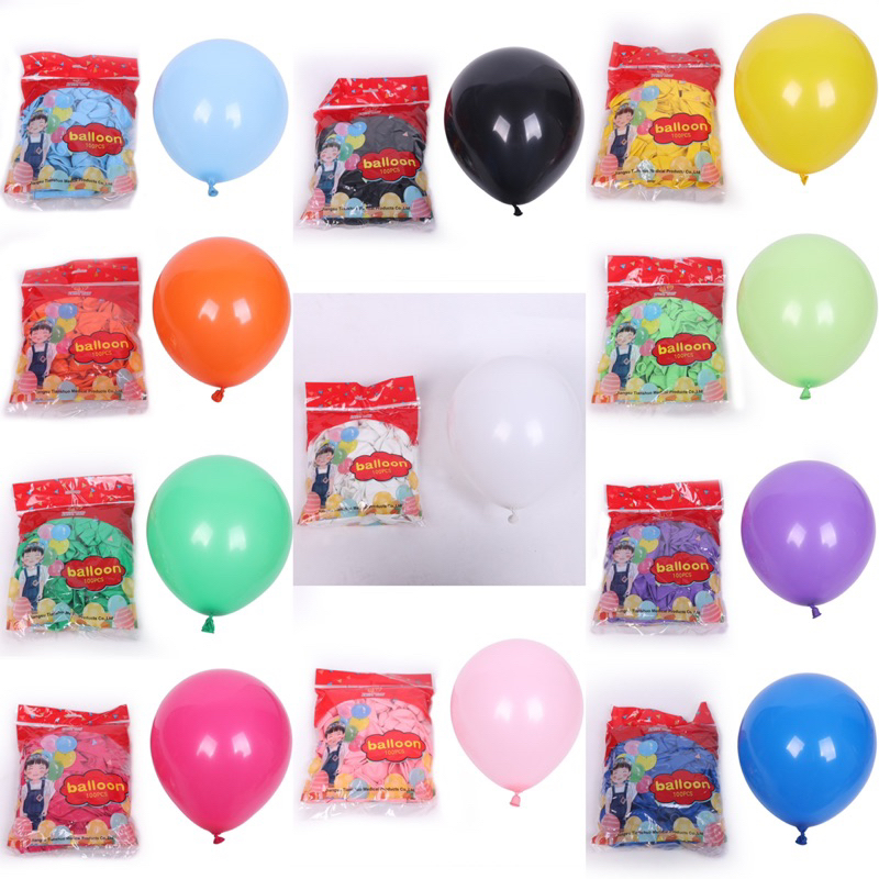 Bịch 50, 100 Bong Bóng Trang Trí, Bong Bóng Tròn, Bong Bóng Pastel, Bong Bóng Nhũ, Bong Bóng Trái Tim, Bong Bóng Nước