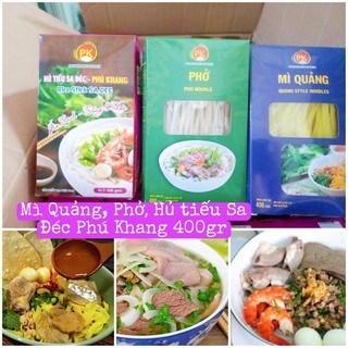 Đặc sản Mì Quảng Hủ tiếu Phở khô Sa Đéc Phú Khang 400gr/hộp
