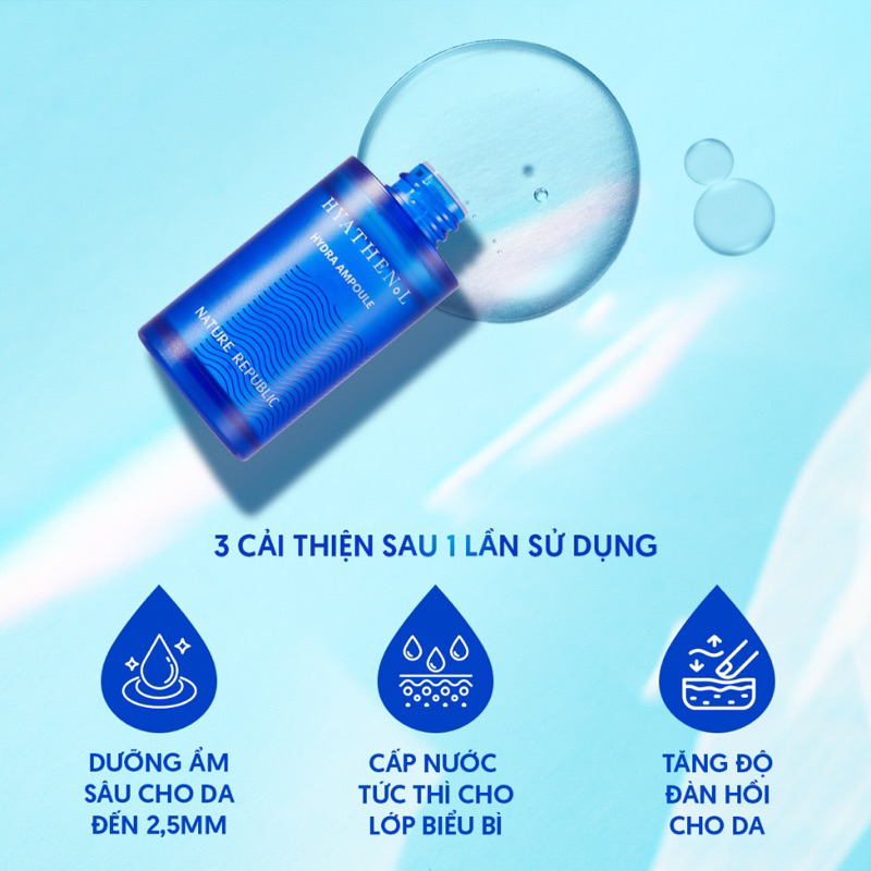 Tinh Chất Siêu Cấp Ẩm Nature Republic Hyathenol Hydra Ampoule 30ml