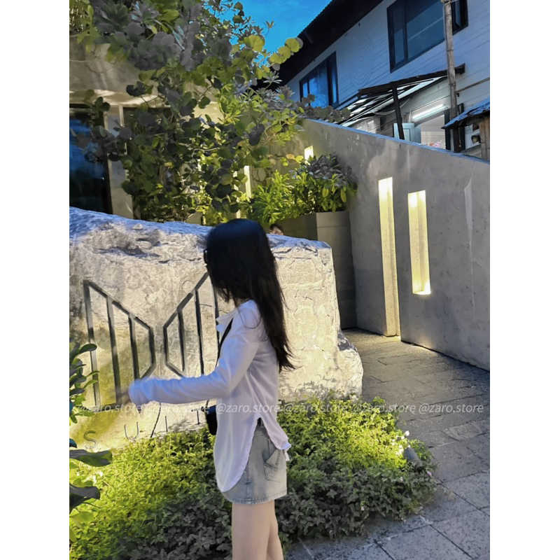 Áo dài tay dáng vest